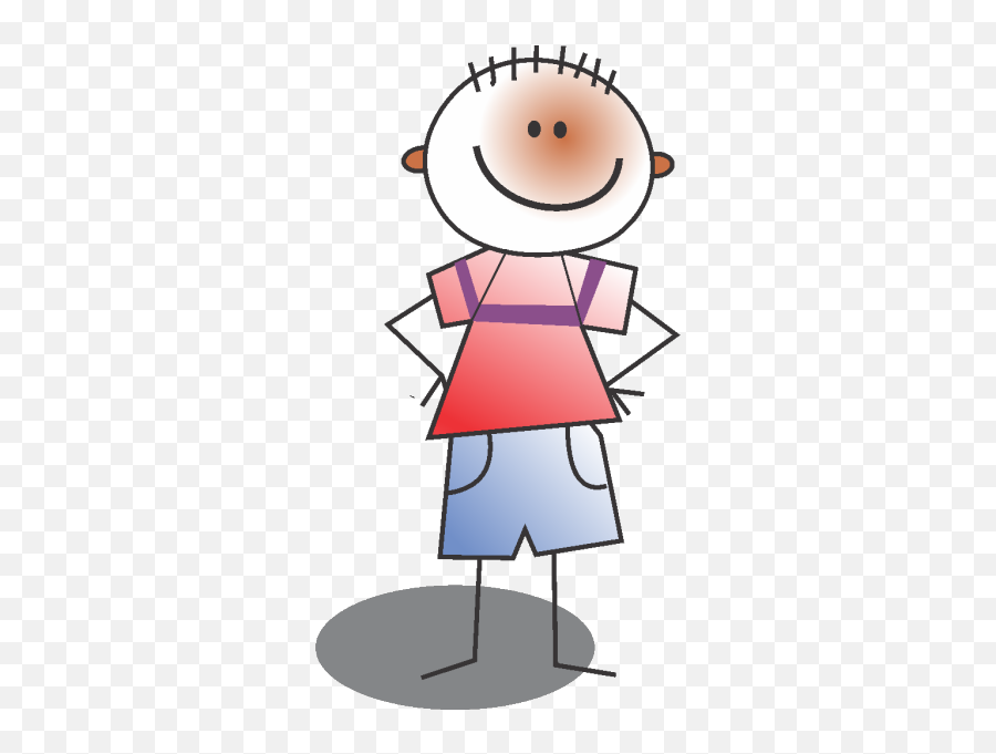 Standing Kid Cartoon Png Svg Clip Art - Qualities Of The Drawing,Glue Stick Icon Kid