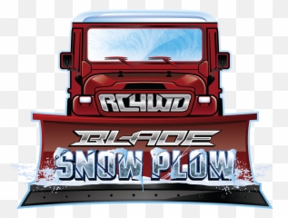 Rc4wd Super Duty Blade Snow Plow Red - Commercial Vehicle png
