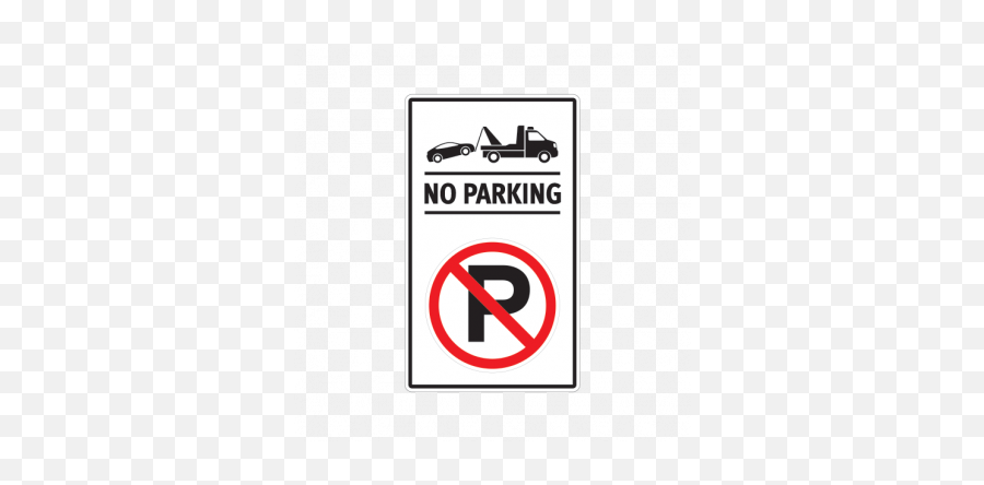 No Parking Sign 11250 Signs Vinyl Sticker - No Parking Sign Outside Png,No Trespassing Icon