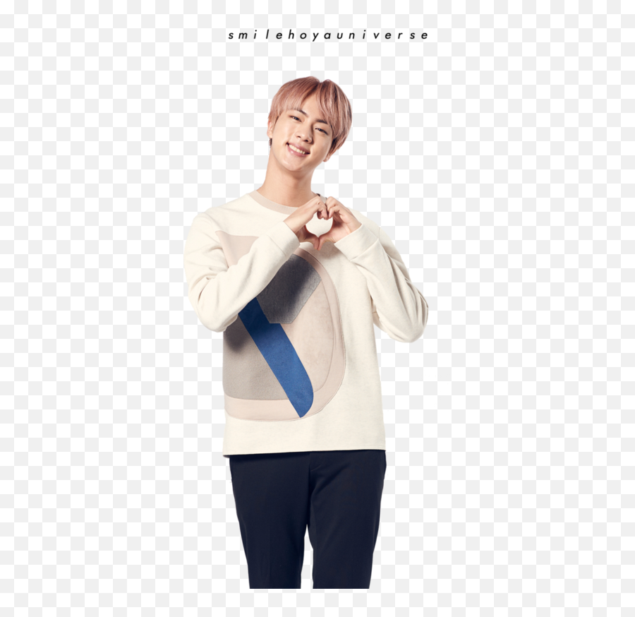 Jin Bts Heart Transparent Png Clipart - Greeting Card Bts,Jin Png