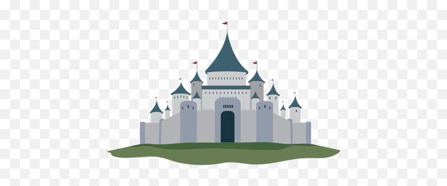 Castle Fortress Palace Flag - Illustration Png,Castle Transparent
