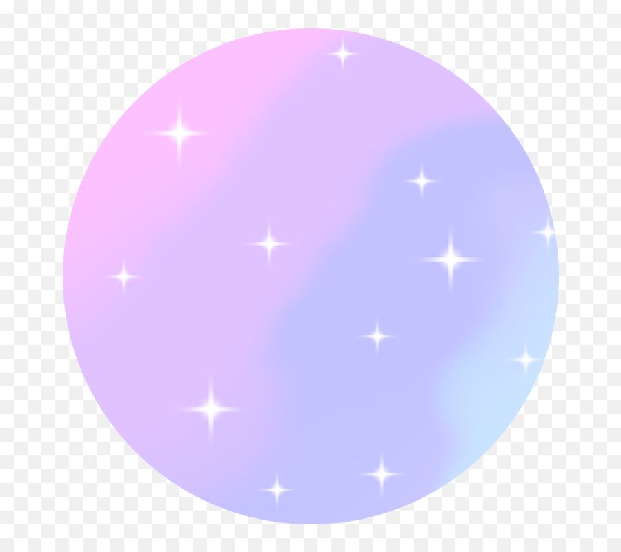 Stars Circle Png - Kawaii Pastel Galaxy Background,Space Background Png