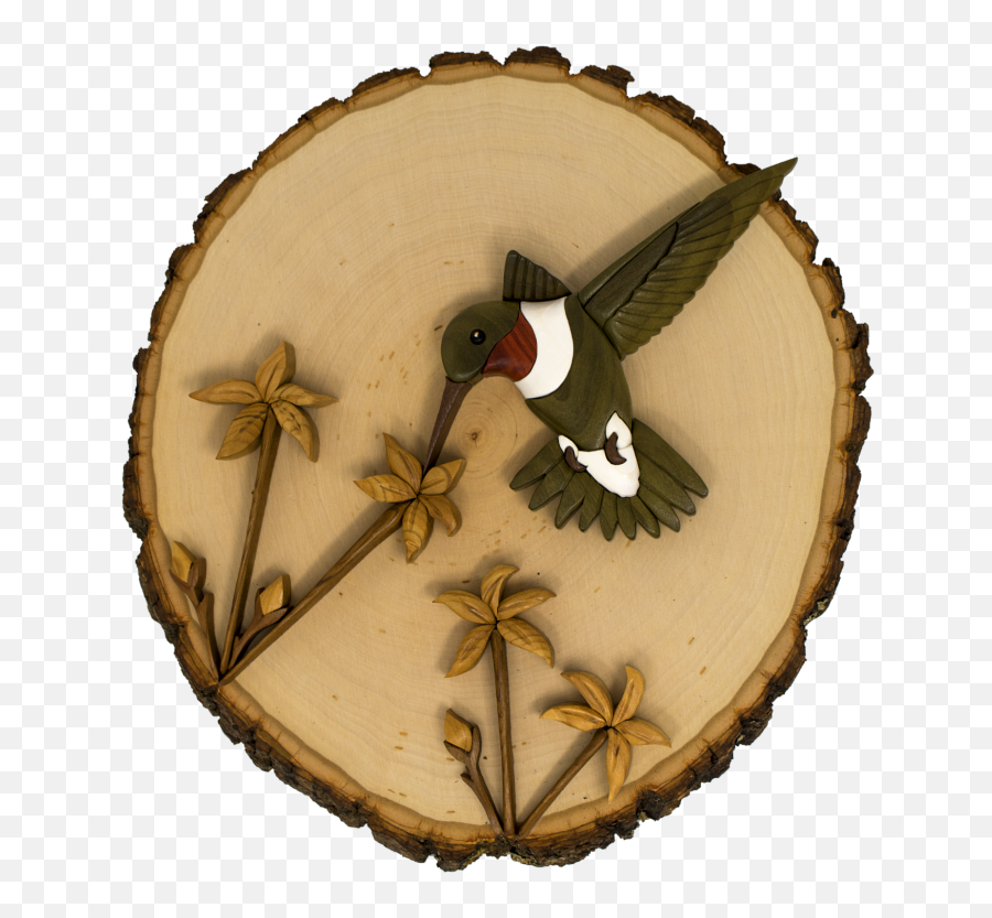 Intarsia Humming Bird - Bluegrass Wood Art American Coot Png,Humming Bird Png