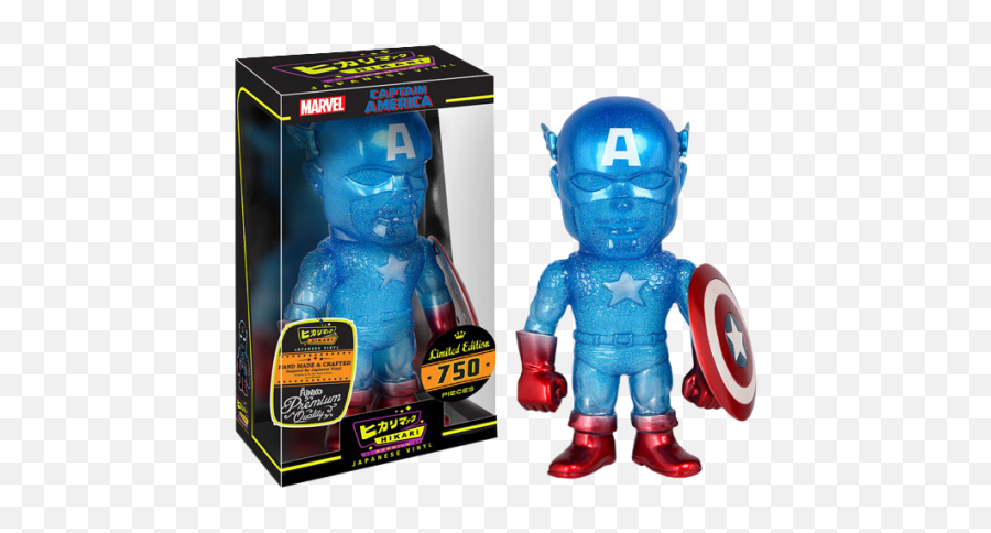 Captain America - Hikari Captain America True Blue Japanese Vinyl Figure Png,Steve Rogers Png