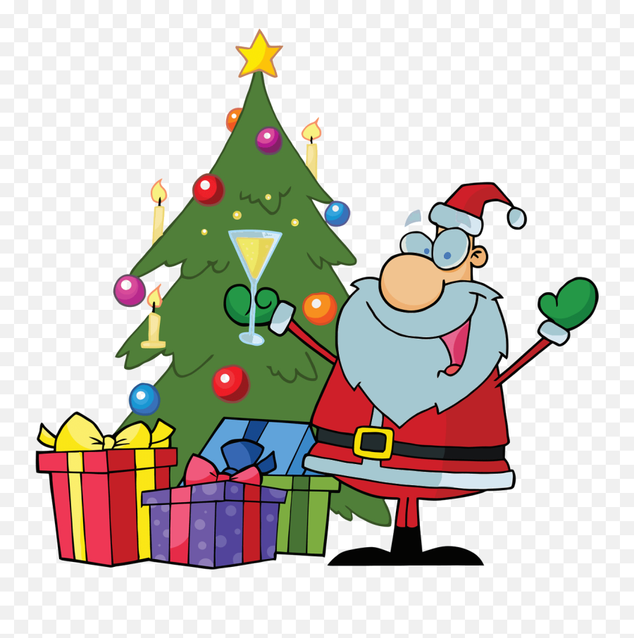 Wish From Janicka Cartoon Christmas Tree Party - Animated Christmas Party Clipart Png,Christmas Countdown Icon