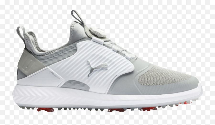 Ignite Pwradapt Caged Disc Menu0027s Golf Shoe - Greywhite Puma Cage Golf Shoes Png,Footjoy Mens Icon Saddle Golf Shoes