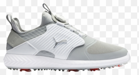 Ignite Pwradapt Caged Disc Menu0027s Golf Shoe - Greywhite Puma Cage Golf Shoes Png,Footjoy Mens Icon Saddle Golf Shoes