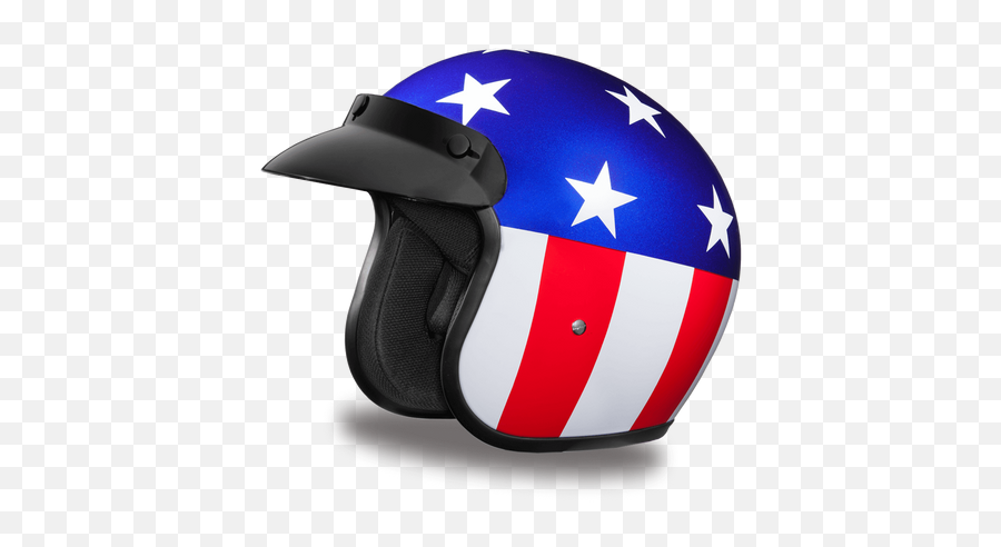 Daytona Cruiser 34 Open Face Motorcycle Helmet Metal Png Icon Airflite Red Visor