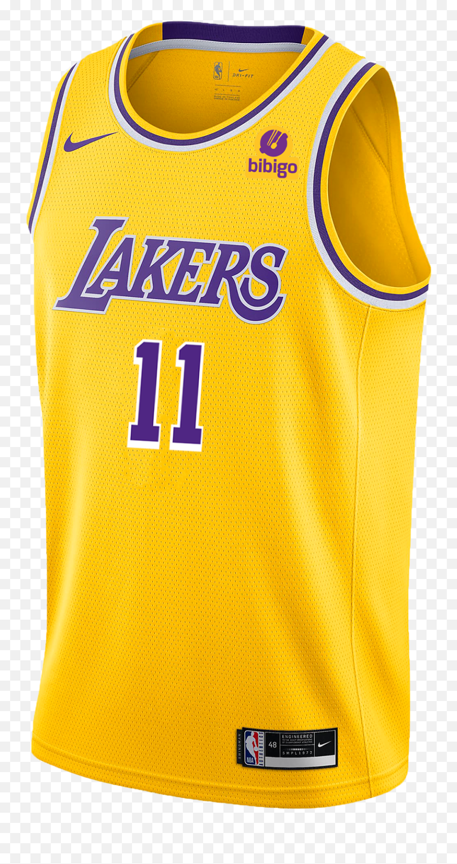 Los Angeles Lakers Malik Monk Icon Swingman Jersey Png Sb - 100