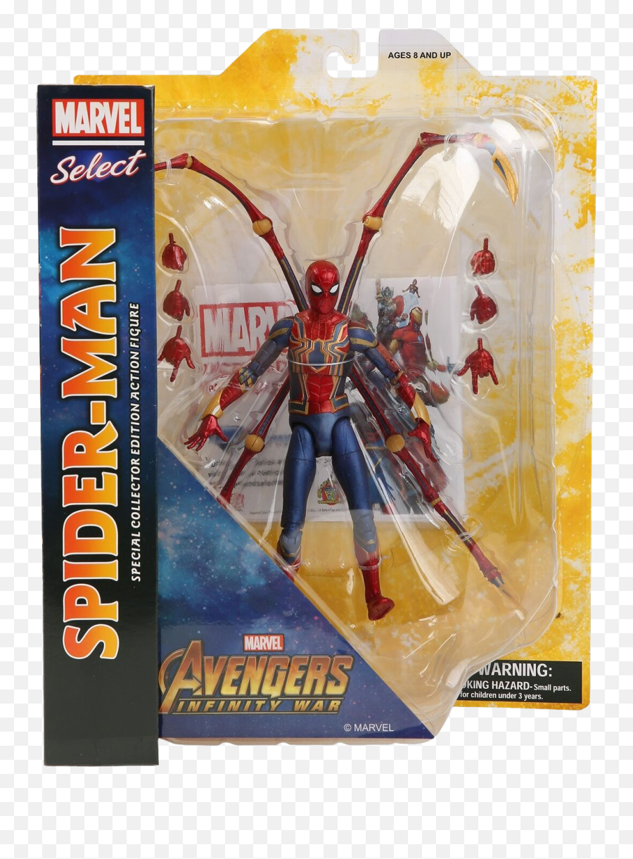 Avengers 3 Infinity War - Spiderman 7u201d Scale Action Figure Spiderman The Iron Spider Action Figure Png,Iron Spider Png