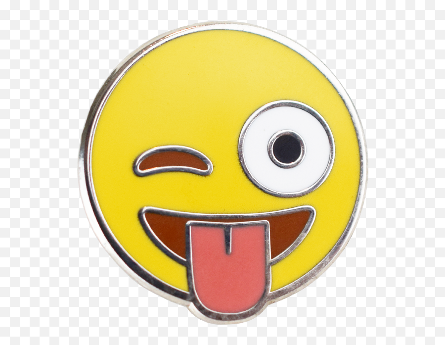 Winking Emoji Charm - Happy Png,Charm Icon