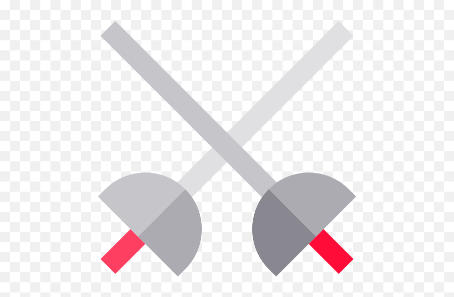 Sports Fencing Weapons Olympic Games Foil Saber Swords Png Icon
