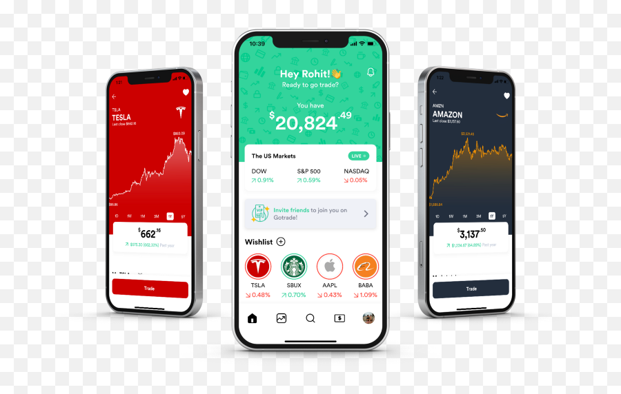 Gotrade - Fractional Us Stock Investing For Anyone In The Png,Robinhood App Icon