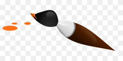 Paintbrush Artist Brush Clip - png