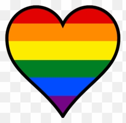 Heart Gay Pride - Png