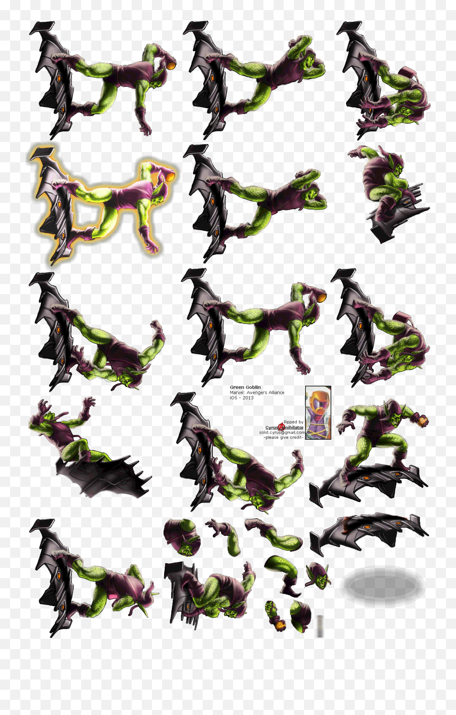 Avengers Alliance - Animal Figure Png,Green Goblin Png