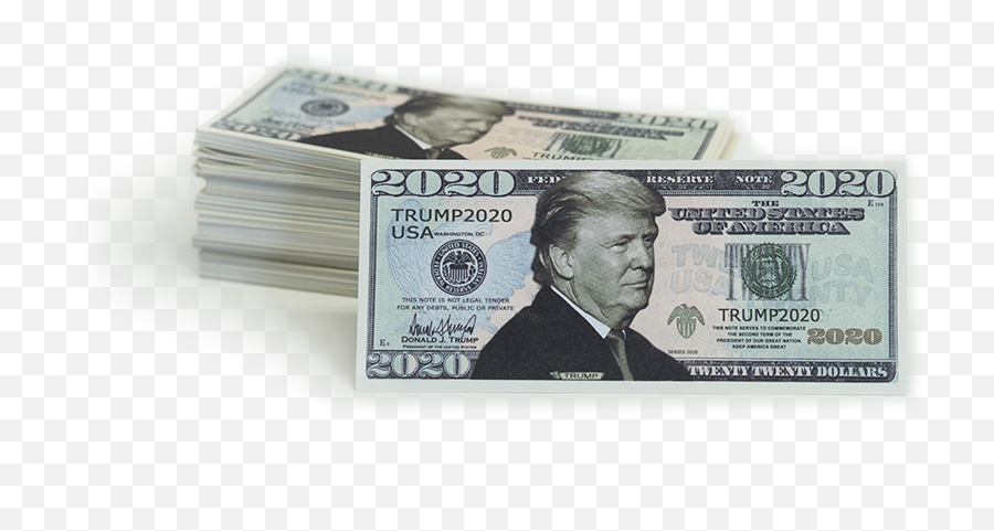 100 Bills - Trump 2020 Dollar Bills Png,100 Dollar Bill Png