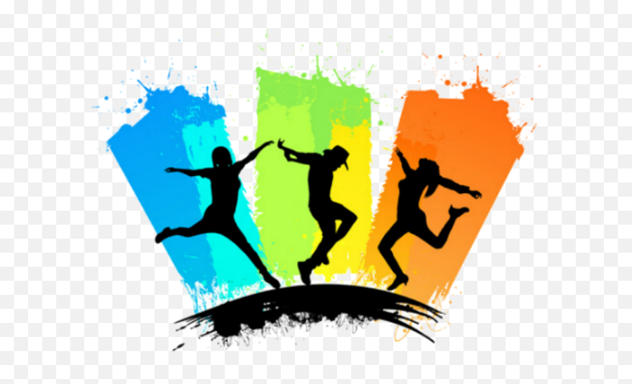 Group Dance Nightclub - Kids Vector Colored Silhouette Png,Dance Png
