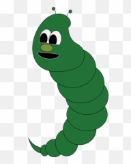 Green Worm Clipart I2clipart - Royalty Free Public Domain Png,Earthworm Png