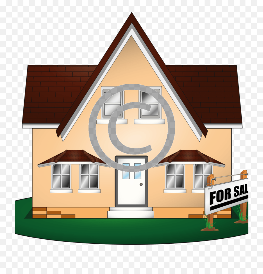 House With For Sale Sign 26 Png U2013 Tigerstock - House,For Sale Sign Png