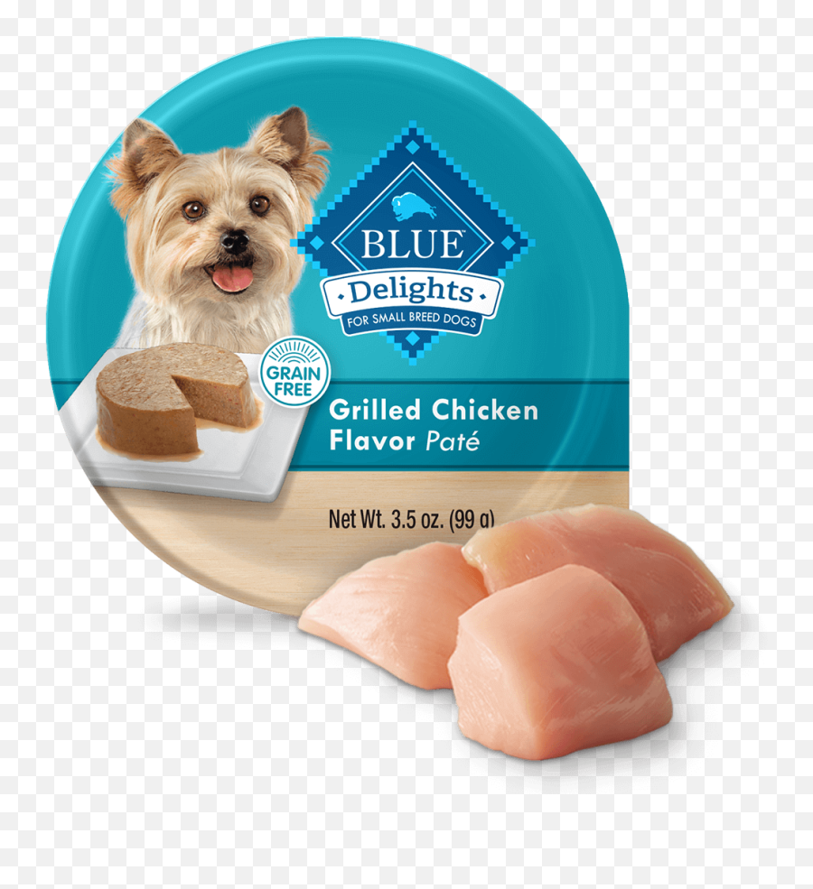 Blue Delights Wet Dog Food - Grilled Chicken Flavor Blue Blue Buffalo Dog Food Small Breed Png,Grilled Chicken Png