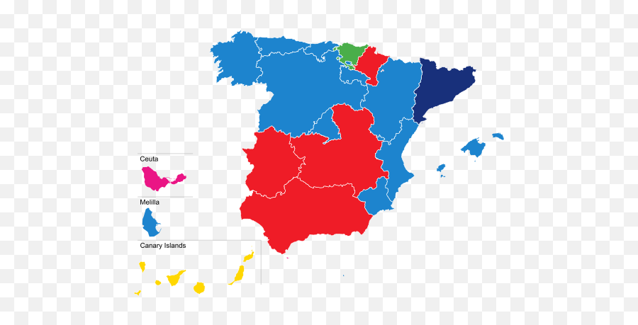 File1995 Spanish Regional Electionssvg - Wikipedia Zone Rouge Covid Espagne Png,Spanish Png