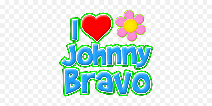 I Heart Johnny Bravo - Clip Art Png,Johnny Bravo Png