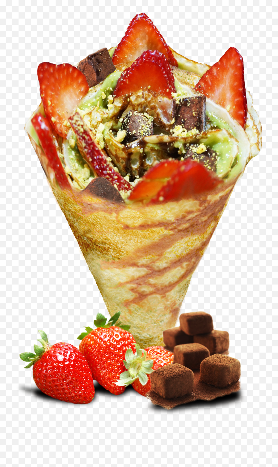 Download Hd Matcha Chocolate Truffles - Swirl Crepes Swirl Crepes Png,Crepes Png