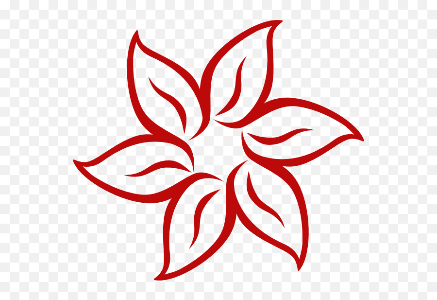 Red Flower Clipart Clipartfest - Clipartbarn Flower Clipart Png,Red Design Png