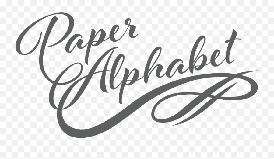Paper Alphabet Wedding Invitations Sunshine Coast Australia - Wedding Invitation Alphabets Png,Alphabet Logo