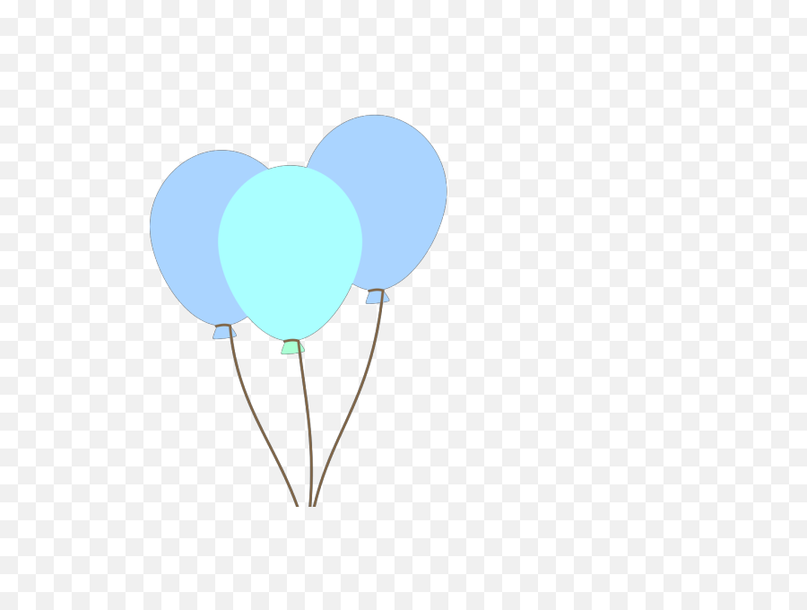 Emmas Blue Balloons Png Svg Clip Art - Balloon,Blue Balloons Png