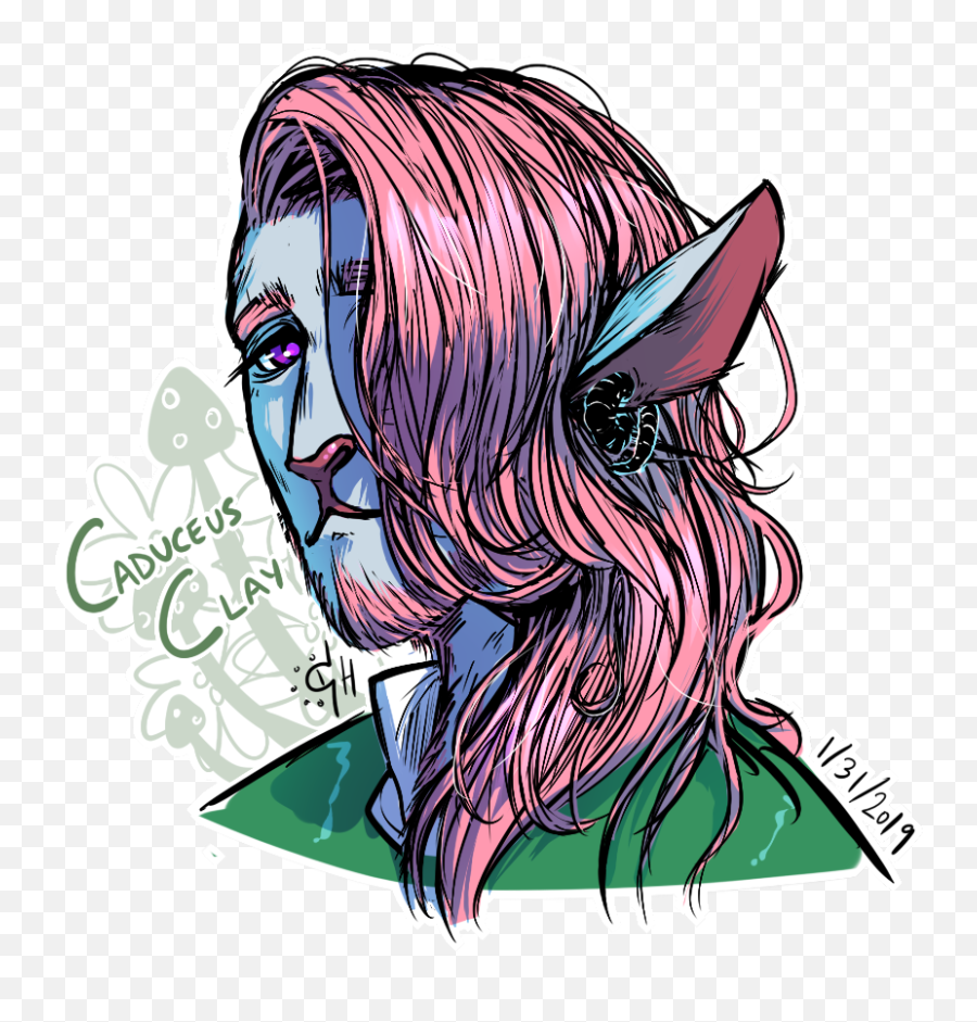 No Spoilers Caduceus Clay By Ucoffeehandsome Criticalrole - Clay Critical Role Caduceus Png,Caduceus Transparent