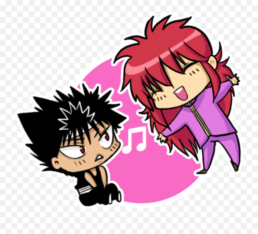 Download Kurama Hiei Yu Hakusho - Yu Yu Hakusho Cute Png,Yu Yu Hakusho Png