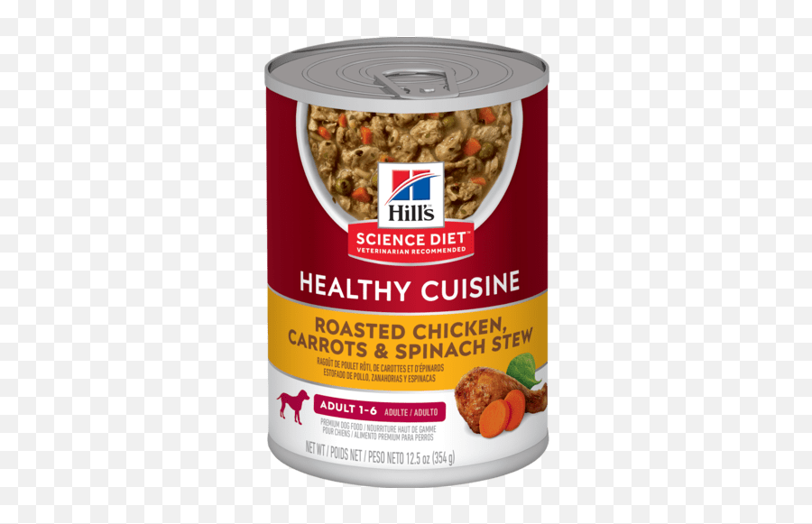 Hillu0027s Science Diet Adult Healthy Cuisine Roasted Chicken - Science Diet Healthy Cuisine Dog Food Png,Spinach Png