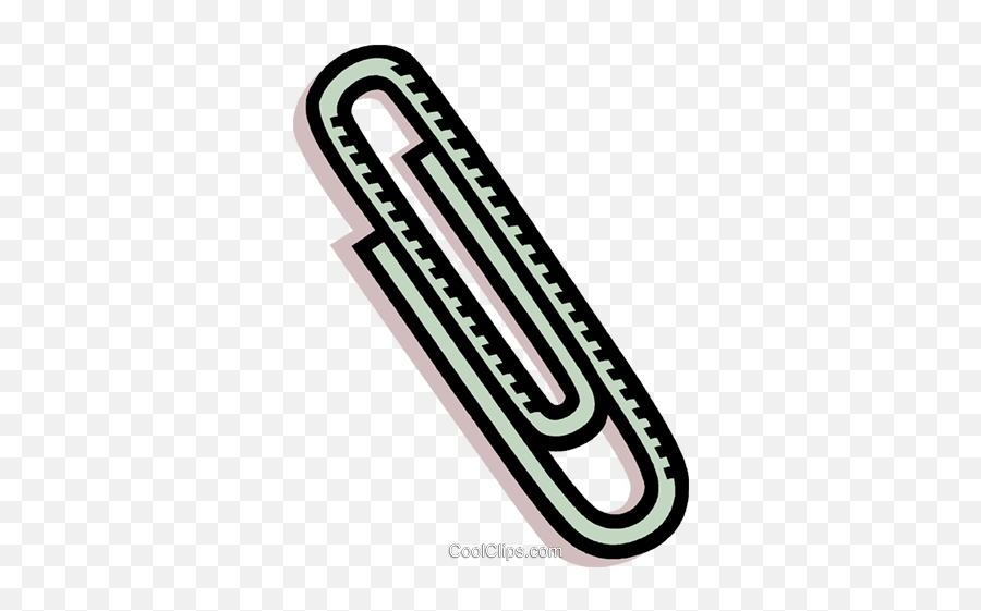 Paper Clip Stationary Royalty Free Vector Art - Paper Clip Png,Paper Clip Png