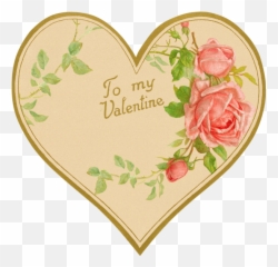 Coeur Png St Valentin To My Valentine Heart - Garden Roses