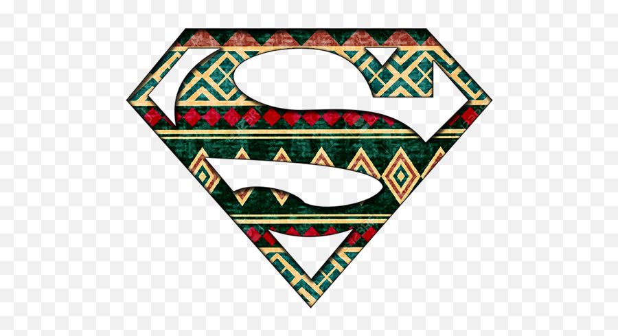 Super Hero African Pattern - Superman Decal Png,Pictures Of Batman Logos