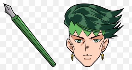 Jojou0027s Bizarre Adventure Rohan Kishibe Cursor U2013 Custom - Jojo Rohan Png,Jojo Face Png