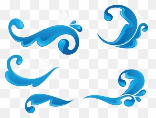 Wind Wave Clip Art - Vector Waves Png Full Size Png Vektor Ombak Png,Waves Png