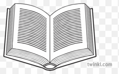 Emoji Newsroom Ks2 Black And White Rgb - Image Of Open Book png