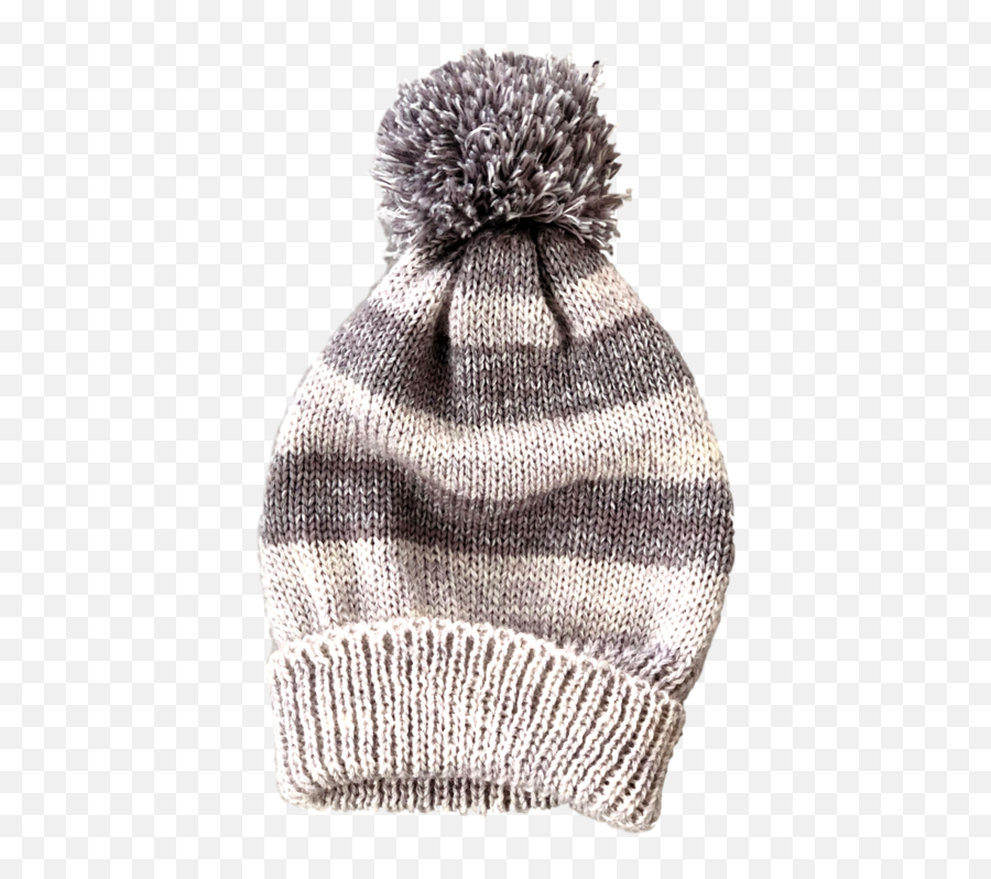 Download Grey Pom Hat - Full Size Png Image Pngkit Beanie,Pom Pom Png