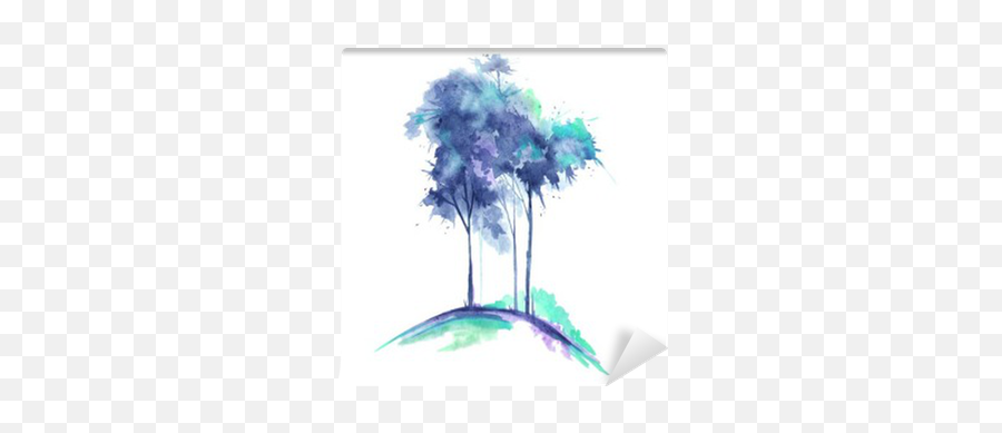 Watercolor Tree Isolated - Quaking Aspen Tree Watercolor Png,Watercolor Tree Png