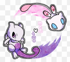 Download Donu0027t Forget To Like This Pokemon Facebook Page For - Pokemon Mew Kawaii Png,Mew Png