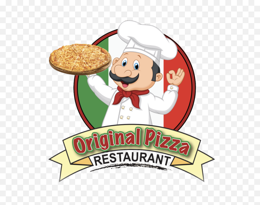 Original Pizza Png Cartoon Logo