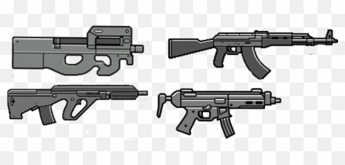 New Weapon Icons For P90 Mp5 Aug A3 And Ak - 47mini Gta Aug png