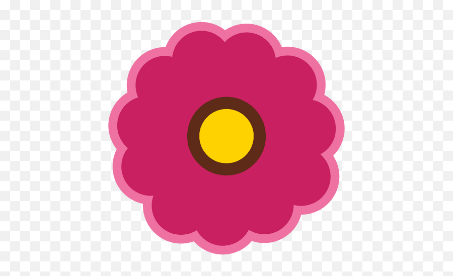Maroon Flower Icon - Circle Png,Flower Icon Png