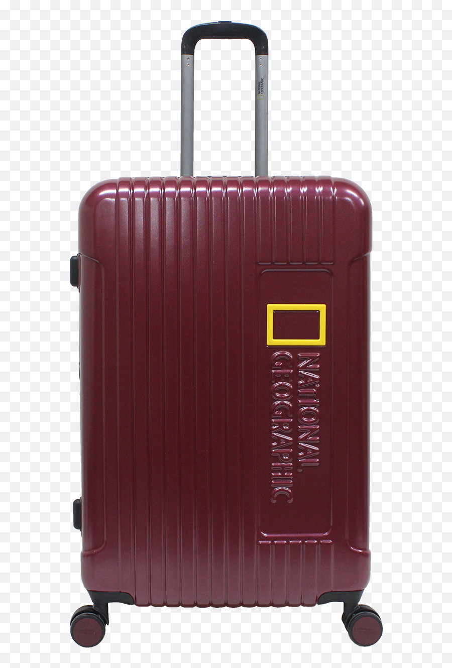 National Geographic Canyon Pc - Abs Luggage Burgundy National Geographic Passage Suitcase Png,National Geographic Logo Png