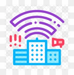Radio Waves Effects Icon Of Line Style - White Wifi Vector png