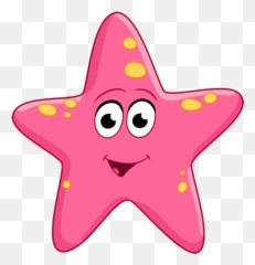 Cartoon Picture Of Starfish Clipart - Cartoon Starfish Clipart Png,Starfish Clipart Transparent Background