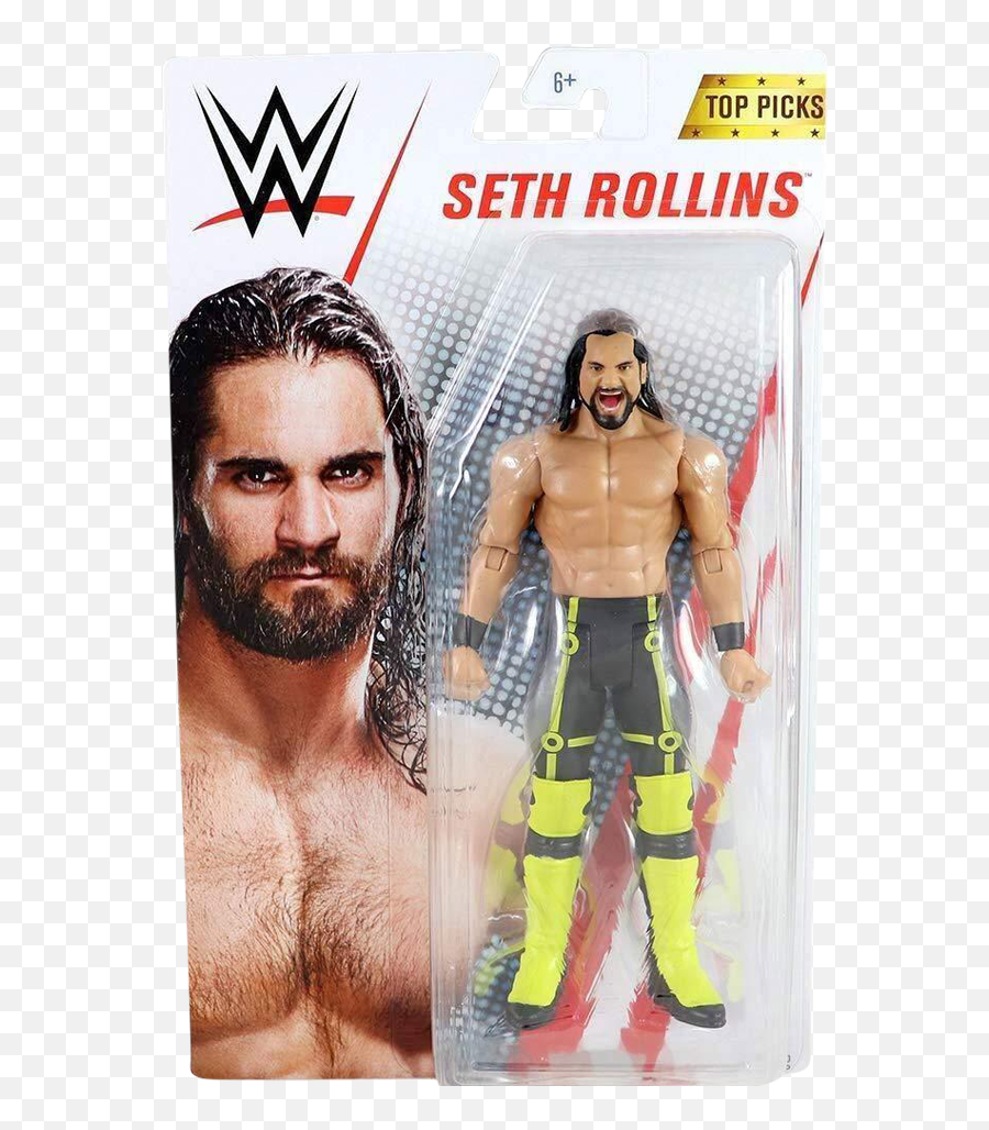 Wwe Top Picks Seth Rollins Wrestling Yellow Pants Action Figure Mattel - Wwe Seth Rollins Action Figure Png,Seth Rollins Png